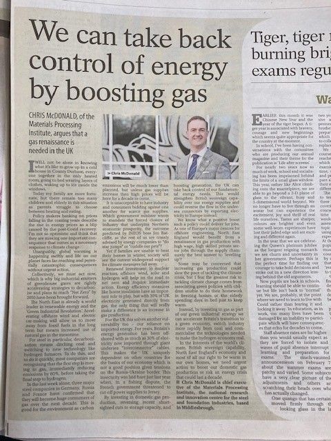 'We can take back control of energy by boosting gas' - Chris McDonald opinion piece for The Journal